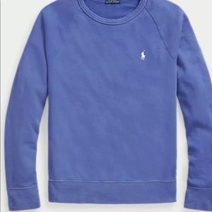 Polo Ralph Lauren Spa Terry Sweatshirt in Bright Navy Color